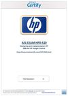 Free HP HP0-S30 Practice Test