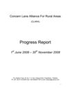CLARA Progress Report June2008-Nov 2008