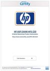Free HP HP2-Z20 Practice Test