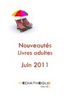 Livres adultes Juin 2011
