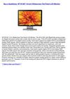 Computers & Accessories - HP W1907 19-inch Widescreen Flat Panel LCD Monitor