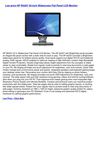 Computers & Accessories - HP W2207 22-inch Widescreen Flat Panel LCD Monitor