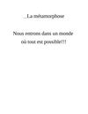 Métamorphose par Kethie et Marie