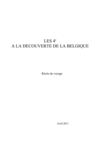 les 4e à la découverte de la Belgique