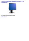 Computers & Accessories - LCD MONITOR DELL,1908FPB, DVI & VGA, 19 LCD, BLACK, REGULAR STAND