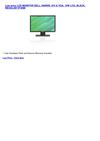 Computers & Accessories - LCD MONITOR DELL,1909WB, DVI & VGA, 19W LCD, BLACK, REGULAR STAND