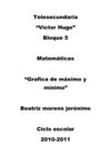 grafica de maximo y minimo