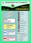 Boucle 21 velo départ chateauneuf 