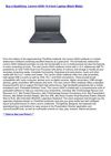 Computers & Accessories - Lenovo G530 15.4-Inch Laptop (Black Matte)