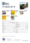 Technischen Daten - GM10Z / TS INDUSTRIE
