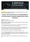  EL SECRETO DE LOS DIEZ MIL DOLARES