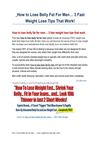 How to Lose Belly Fat For Men… 3 Fast Weight Loss Tips That Work!