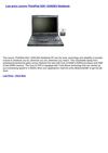 Computers & Accessories - Lenovo ThinkPad X201 32492EU Notebook