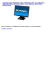 Computers & Accessories - Lenovo ThinkVision L197 - LCD display - TFT - 19 - widescreen - 1440 x 900 75 Hz - 250...
