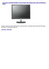 Computers & Accessories - LG E2281VR-BN 21.5-Inch Super Slim Widescreen LED LCD Monitor - Black