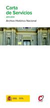 Carta de Servicios del Archivo Histórico Nacional