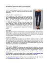Not so formal women wear jeans for your body type