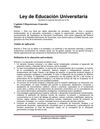 Ley Orgánica de Educación aprobada por la AN en el 2010