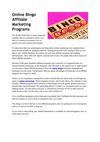 Online Bingo Affiliate Marketing Programs