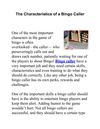 The Characteristics of a Bingo Caller