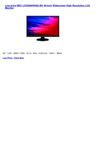 Computers & Accessories - NEC LCD3090WQXi-BK 30-Inch Widescreen High Resolution LCD Monitor