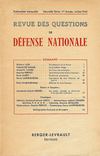 Revue des Questions de Défense nationale - Juillet 1945