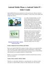 Android Mobile Phone vs Android Tablet PC - Seller's Guide