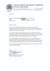 Lettre ABMCOO Memorial Day 2011
