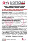 REUNION DE LA MESA NEGOCIADORA DEL CONVENIO DE COMERCIO TEXTIL DE LA COMUNIDAD DE MADRID.