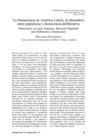 La Democracia en América Latina: la alternativa entre populismo y democracia deliberativa (Isegoría nº 44)