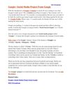 Google+ Social Media Project From Google 