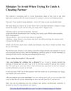 Mistakes To Avoid When Trying To Catch A Cheating Partner