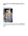 Fashion 2011 Trend Celebrity Sunglasses Splurge vs. Steals