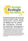 AVIGNON : Place de l'Horloge, demain; samedi 9 juillet 2011 à 15:00