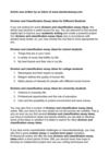Division and Classification Essay Ideas for Different Students