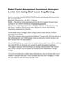 Fisher Capital Management Investment Strategies: London Anti-doping Chief Issues Drug Warning