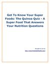 Get To Know Your Super Foods: The Quinoa Quiz 