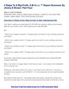 5 Steps To A Big-Profit, S.M.A.L.L. Report Business By Jimmy D Brown- Part Four