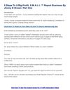 5 Steps To A Big-Profit, S.M.A.L.L. Report Business By Jimmy D Brown- Part One