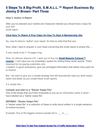 5 Steps To A Big-Profit, S.M.A.L.L. Report Business By Jimmy D Brown- Part Three