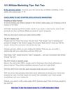 101 Affiliate Marketing Tips- Part Two
