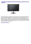 Computers & Accessories - Samsung PX2370 23-Inch Widescreen LCD Monitor with LED Backlight