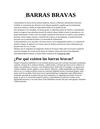EL PROBLEMA DE LAS BARRAS BRAVAS