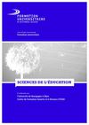 Brochure Sciences de l'éducation 2011