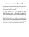 Financial Commitment During Properties India