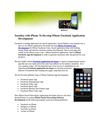 iPhone Facebook Application Development