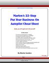 22-Step Put Your Business On Autopilot Cheat Sheet