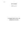L'éthique éducative. Une problématisation