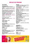 Revue de Presse Rencontres Nationales du Numérique