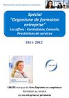 Catalogue Formations CARAXO Organisme de Formations 2011-2012